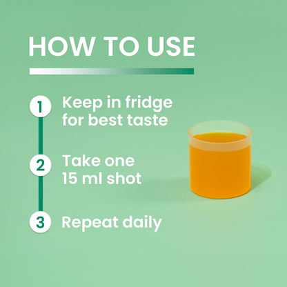 Swedish Nutra - Super Kids Multivitamin Liquid Food Supplement - 500 ml, 33 Day Supply | Vitamins, Minerals & Super Greens to Boost Growth, Energy & Immunity | Natural Orange Flavour | Age 3+