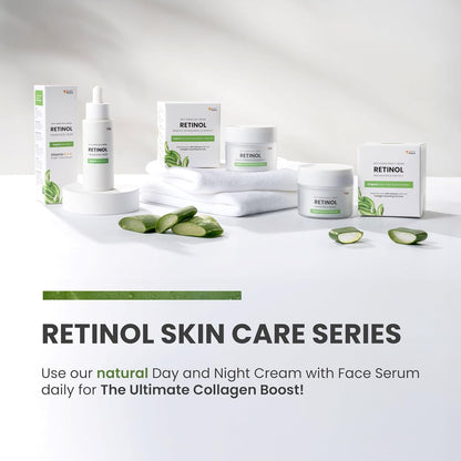 Swedish Nutra Anti-Ageing Retinol Night Cream, 50 ml | Infused with Vegan Collagen, Vitamin E, Niacinamide, Organic Aloe Vera & Shea Butter | Soothing Face Moisturiser for Skin Health & Hydration