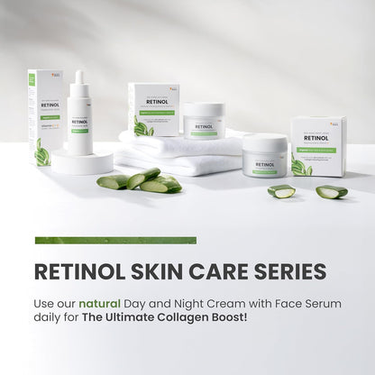 Swedish Nutra Anti-Ageing Retinol Day Cream 50ml | Infused with Vegan Collagen, Bisabolol, Ginseng Extract, Vitamin E, Organic Aloe Vera, Shea Butter & Jojoba Oil | Face Moisturiser for Skin Hydration