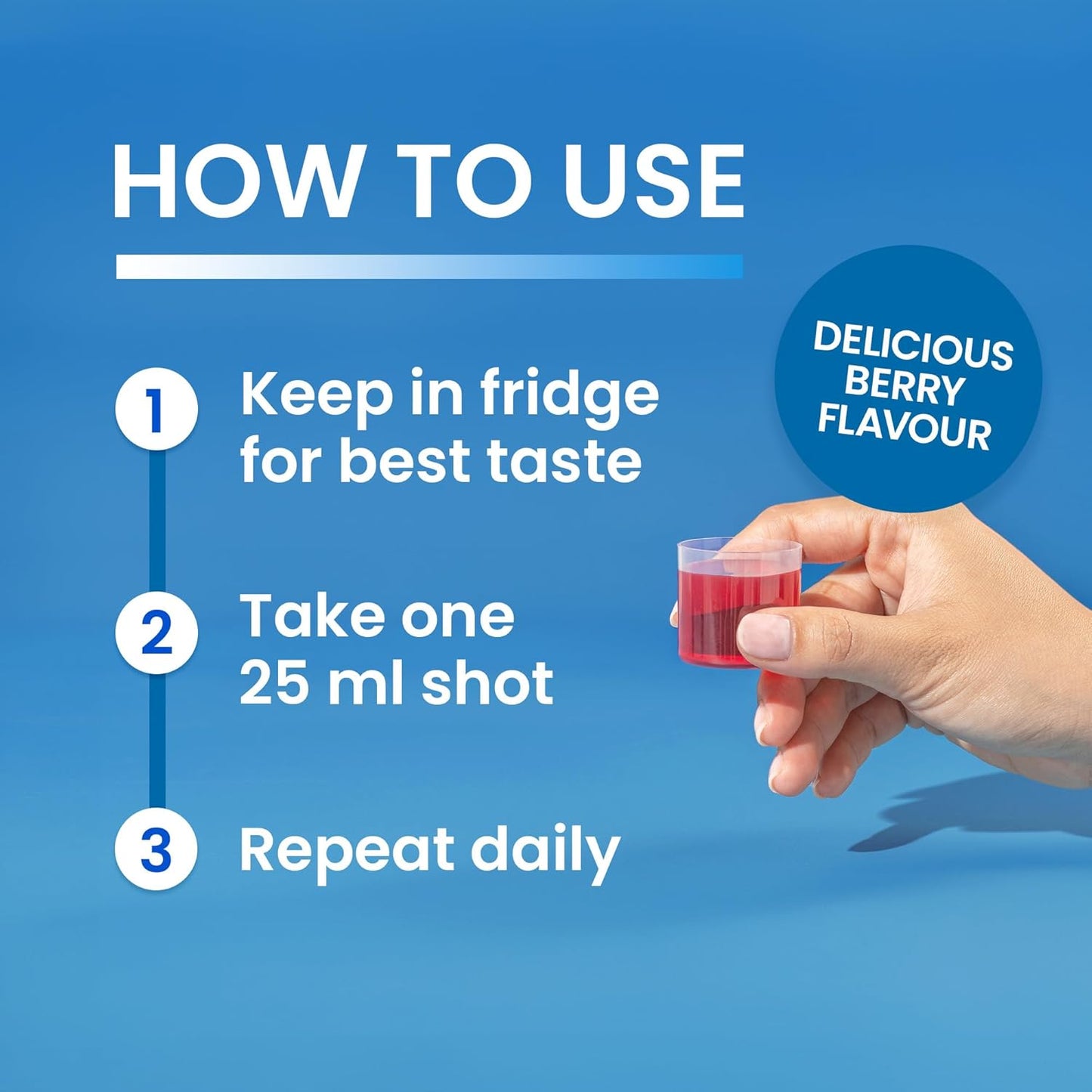 Swedish Nutra - Hydrolyzed Marine Collagen Liquid Supplement - Pack of 500 ml, 20 Day Supply | Pure Peptide and Vitamins for Healthy Hair, Skin, Nails and Joints I 100% Natural Berry Flavour