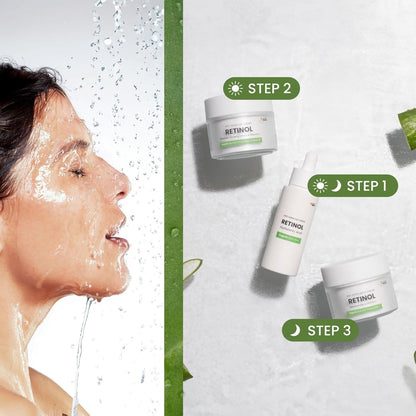 Swedish Nutra Anti-Ageing Retinol Night Cream, 50 ml | Infused with Vegan Collagen, Vitamin E, Niacinamide, Organic Aloe Vera & Shea Butter | Soothing Face Moisturiser for Skin Health & Hydration